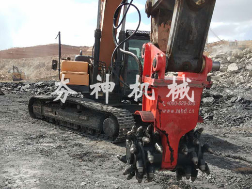 RW系列臥式液壓巖土銑挖機應用
